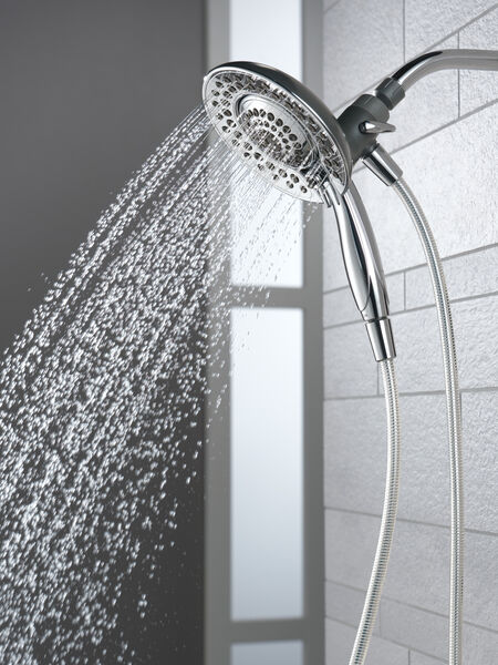 Delta 75583C-140 In2ition® 5-Setting Two-In-One Shower with a Detachable Hand Shower in Chrome 