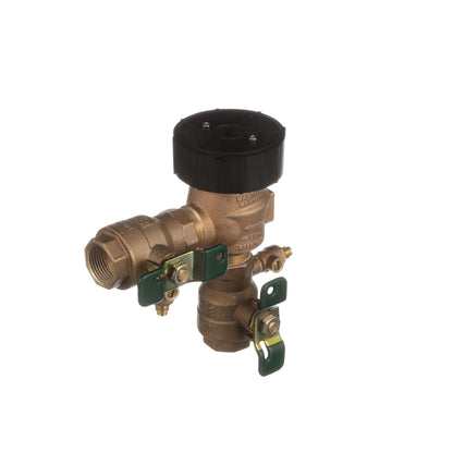 Watts 0388002, 800M4QT-1" Bronze Anti-Siphon Pressure Vacuum Breaker Backflow Preventer with Quarter Turn Shutoff, Tee Handles, 1" FNPT Connections 