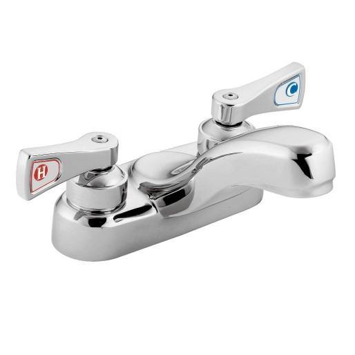 Moen 8210F12 M-DURA Commercial 2-Handle, 4" Centerset Bathroom Faucet in Chrome 