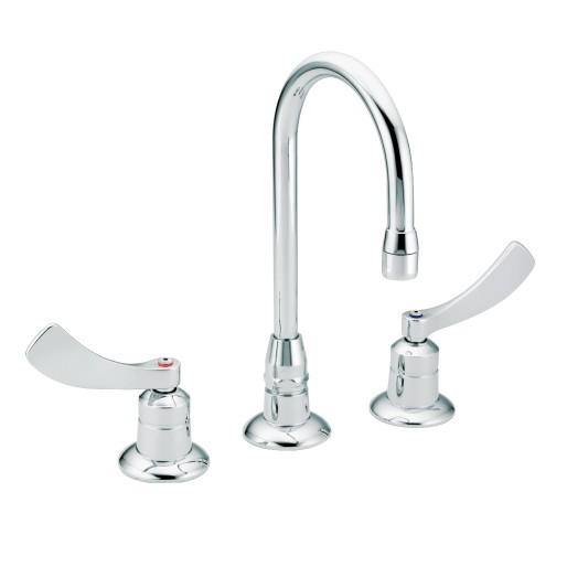 Moen 8248SMF12 M-DURA Commercial 2-Handle Bathroom Faucet in Chrome 