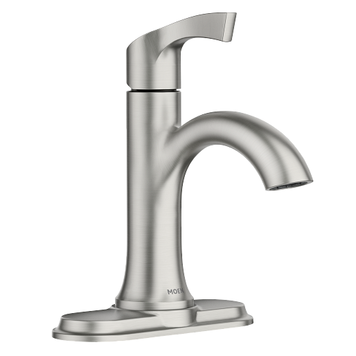 Moen 84466SRN Korek™ Single-Handle Centerset Bathroom Faucet in Spot Resist Brushed Nickel 