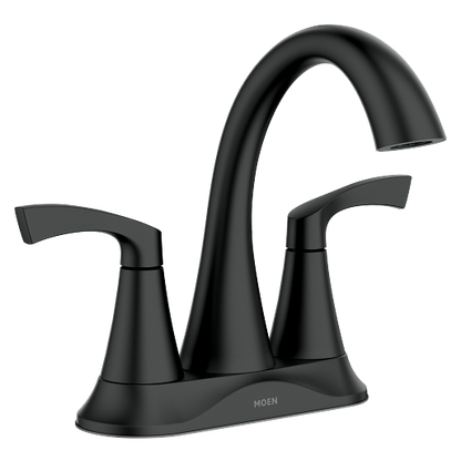 Moen 84467BL Korek™ 2-Handle Centerset Bathroom Faucet in Matte Black 