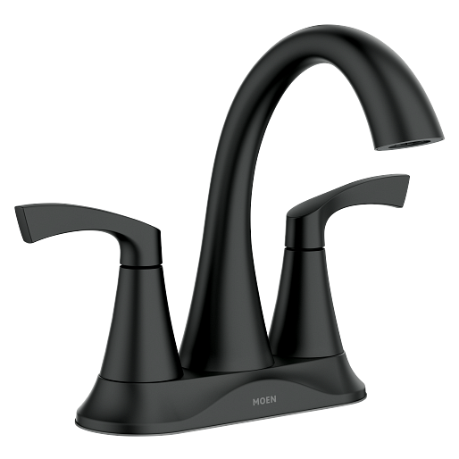 Moen 84467BL Korek™ 2-Handle Centerset Bathroom Faucet in Matte Black 