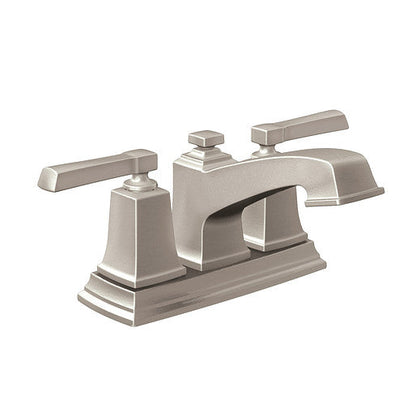 Moen WS84800SRN Boardwalk Two-Handle 4" Centerset Bathroom Faucet in Brushed Nickel 