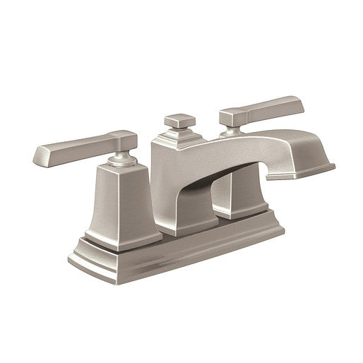 Moen WS84800SRN Boardwalk Two-Handle 4" Centerset Bathroom Faucet in Brushed Nickel 