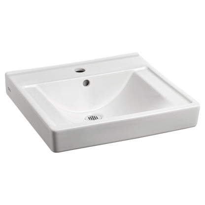 American Standard 9024001EC.020 Decorum Wall-Hung Bathroom Sink with EverClean, 1-Hole, White | Plumbers Center