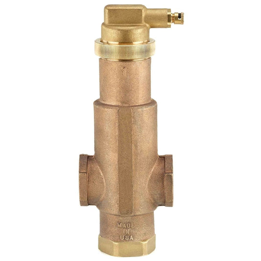 Honeywell Resideo PV125/U 11/4" Brass Air Elimination SuperVent with Threaded Ends (NPT) | Plumbers Center