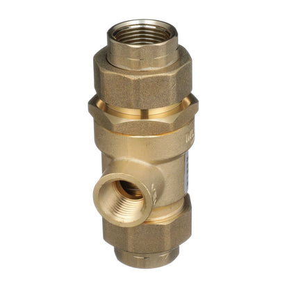 Watts 9D M2-CAN-34 3/4 In Bronze Dual Check Valve Backflow Preventer with Intermediate Atmospheric Vent, Female Union Inlet and Outlet Connections 