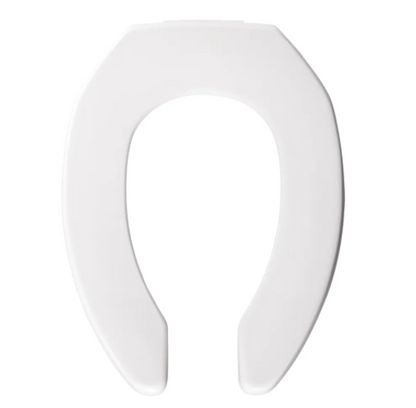 Bemis 3L2155T 000 Commercial Medic-Aid Elongated Plastic Raised Open Front Toilet Seat with 3-Inch Lift in White | Plumbers Center