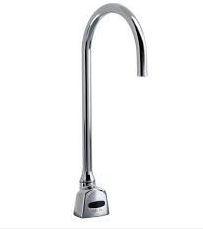 Delta 1501T3380 Deckmount Battery Operated Sensor Bathroom Faucet in Chrome | Plumbers Center