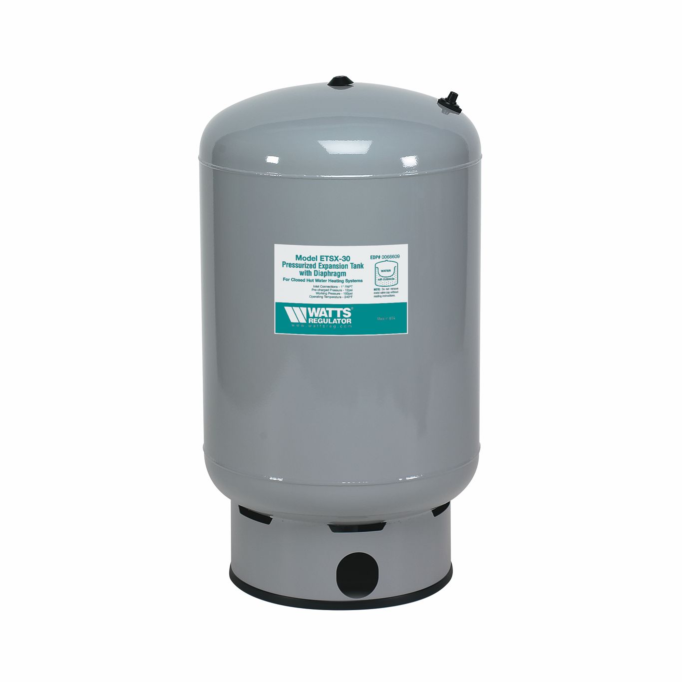 Watts 0066610 - ETSX-40 Free Standing 20 Gallons Non-Potable Water Expansion Tank with 1" FNPT Connection 