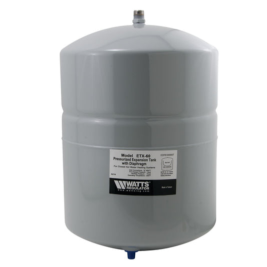 Watts ETX-60 - 0066607 Non-Potable Water Expansion Tank, 1/2 In MNPT Connection, Tank Volume 6.0 Gallons 