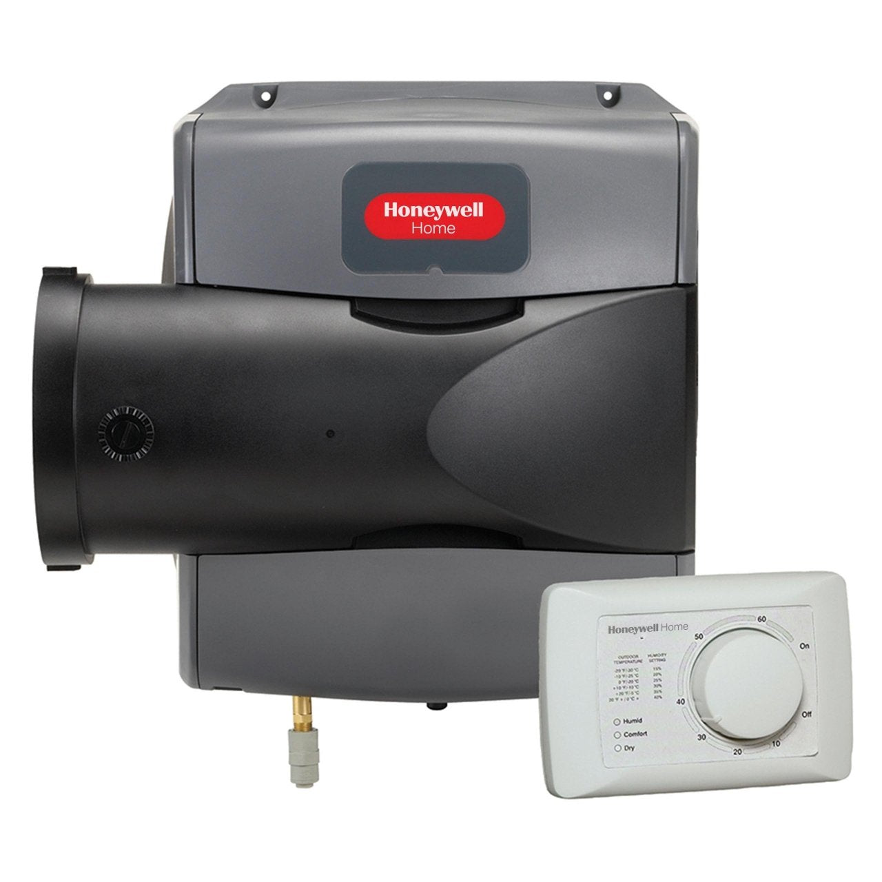 Honeywell Home HE200A1000/U TrueEASE Large Basic Evaporative Bypass Humidifier, 17 Gallons per day, Includes HumidiPRO Digital Humidity Control | Plumbers Center