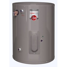 Rheem PROE6 1 CN POU 6 Gallon Electric Water Heater, 120v (T&P included) 