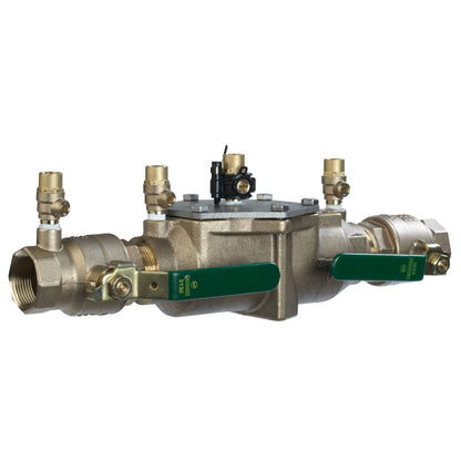 Watts T062681 - 007M2-QT-FZ-114 - 1-1/4" DCVA Bronze Double Check Valve Assembly Backflow Preventer with Quarter Turn Shutoff, Single Top Entry, Freeze Sensor