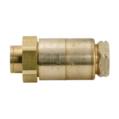 Watts 0792076 3/8" Threaded Lead Free LF7 Dual Check Valve, Bronze Body 