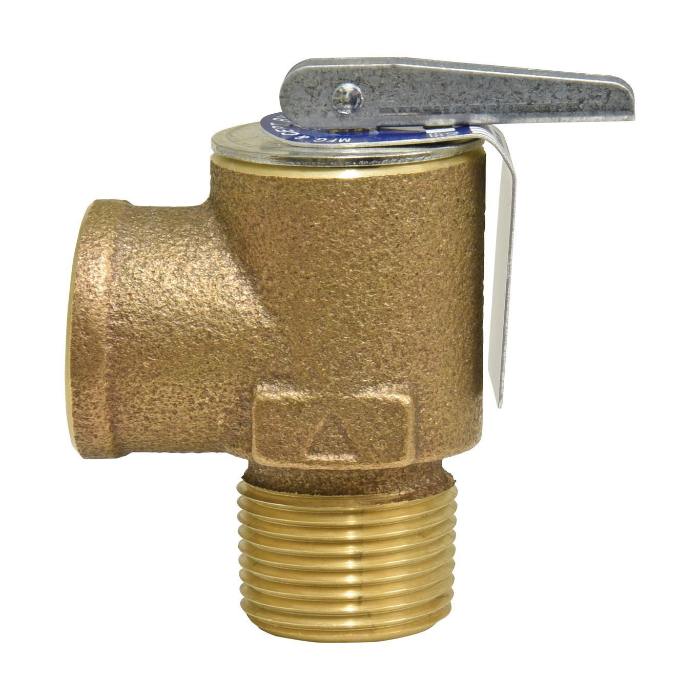 Watts M335M2-030 3/4, 0342692 3/4" Bronze Boiler Pressure Relief Valve with Male Inlet, 30 PSI 