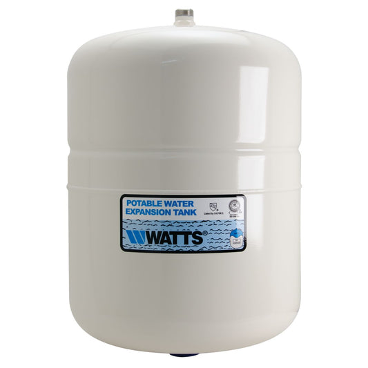 Watts 0067372 : PLT-20 Potable Water Expansion Tank, 3/4 In Male Connection, Tank Volume 8.5 Gallons 