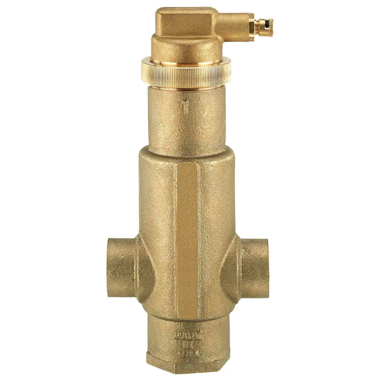 Honeywell Resideo PV100S/U 1" Solder Supervent Air Eliminator with Copper End Connections | Plumbers Center