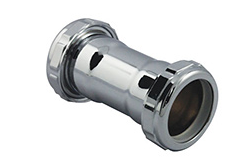 OS&B 860 1-1/4" Double Slip Repair Coupling, Chrome Plated 