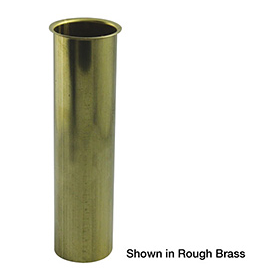 OS&B 812-6RB 1-1/2” x 6" Sink Tailpiece, Rough Brass, 22 Gauge 