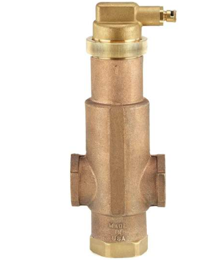 Honeywell Home Resideo PV200/U 2" Brass SuperVent Air Eliminator with Threaded Ends (NPT) 