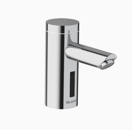 Sloan 3335051 EAF-200-PLG-ISM-CP-0.5GPM-AER-IR-IQ Optima® Hardwired Powered Deck-Mounted Commercial Bathroom Faucet, ADA Compliant, Polished Chrome 