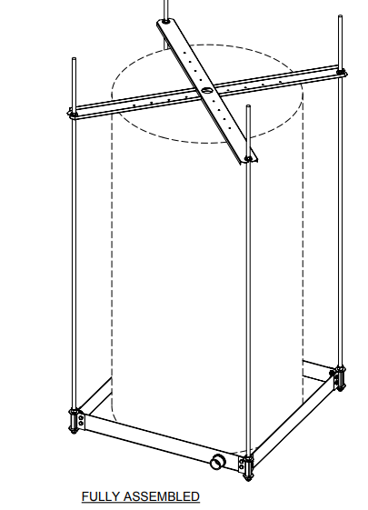 HoldRite 50-SWHP-C Quick Stand Ceiling Mounted Water Heater Platform with Cross Brackets, 1" CPVC Drain Adapter, 50 U.S. gallons, 26-1/2" x 26-1/2" x 2-1/2" Dimensions 