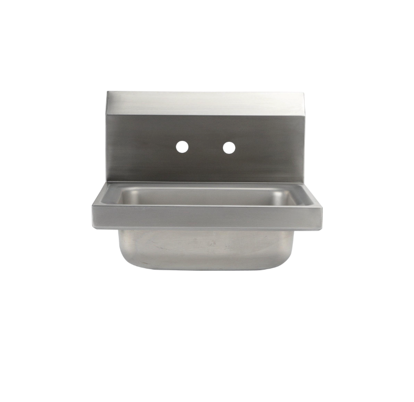 Encore FS20-101405B2 - Wall Mounted 304 Series Stainless Steel Hand Sink 4" OC Mounting Holes 14" x 10" x 5" Deep Bowl | Plumbers Center