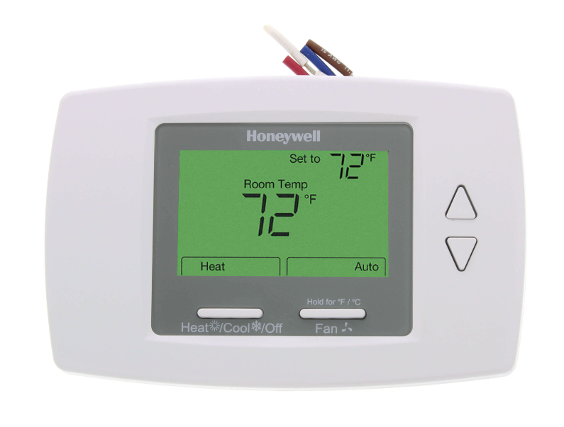 Honeywell Home TB6575A1000/U SuitePRO Fan Coil Thermostat, 120/240V, 3-Speed  with 2 or 4 Pipe Manual/Auto Heat/Cool Changeover, White | Plumbers Center