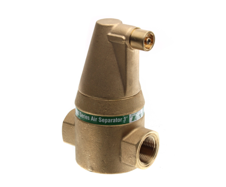 Taco 49-100T-2 - 1" Threaded Brass 4900 Series Air Separator, FNPT x FNPT Connection, 150 PSI 