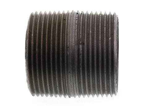 1-1/4" BLACK NIPPLES - 1-1/4" Threaded Schedule 40 Black Nipples, 150 PSI