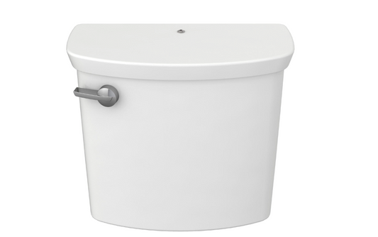 American Standard 4385A167.020 Glenwall VorMax EverClean Toilet Tank with Tank Cover Locking Device, 1.28 GPF/4.8 LPF, Left-Hand Trip Lever, White | Plumbers Center