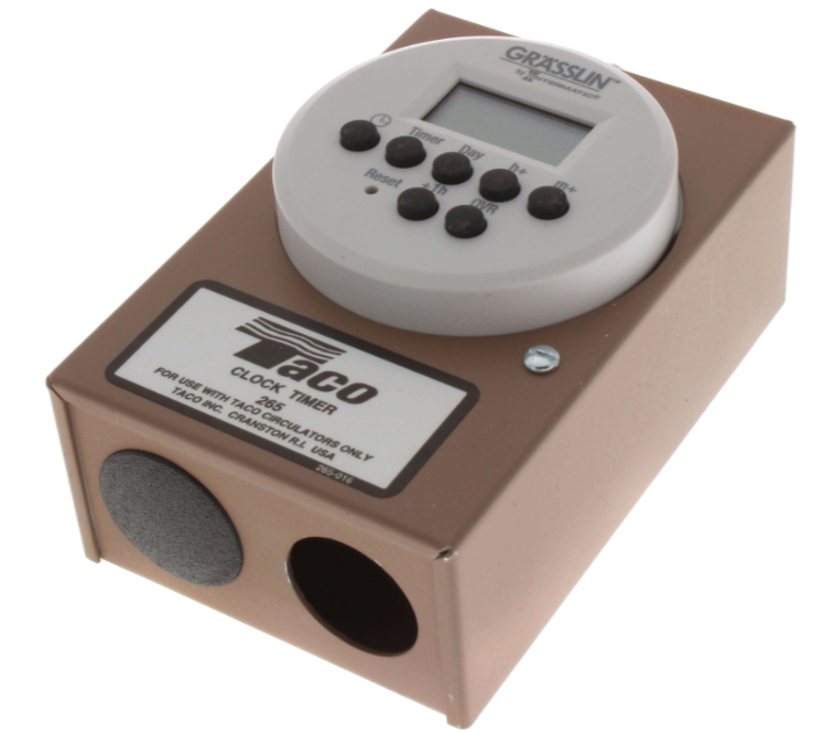 Taco 265-3 Programmable Digital Timer, 24 Hours, 7 Days 