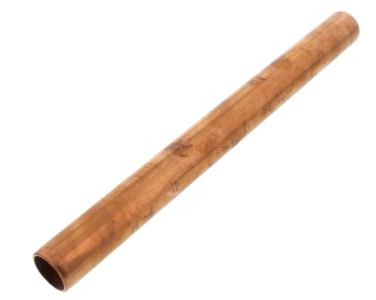 1/2-Inch x 1-ft Type L Straight Copper Pipe Piece | Faucet Center