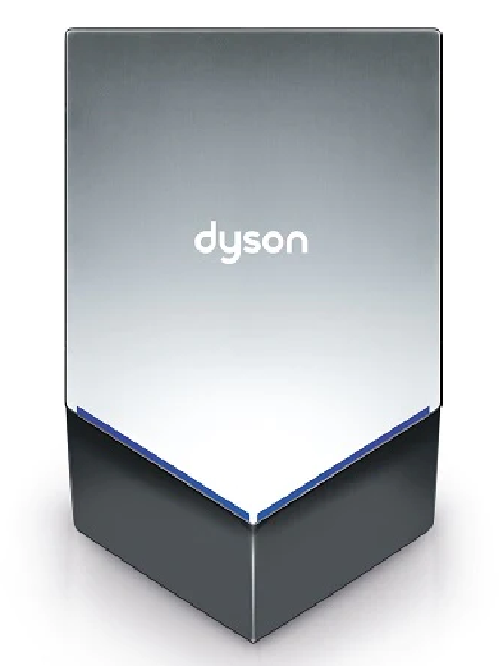 Dyson 307174-01 HU02 Hands Under Airblade V Hand Dryer, ADA-Compliant, Low Voltage 100V/120V - Nickel | Plumbers Center