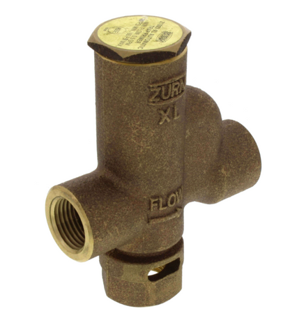 Zurn Z1022-XL-1/2-IP Lead-Free Sani-Guard Automatic Trap Primer, Bronze, 1/2" FNPT Connection (Threaded) 