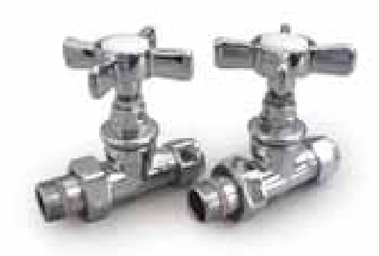 Stelrad V-CROSSH16-SP Ottinetti Manual 1/2" Straight Cross Head Valves