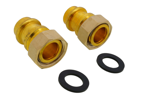 Taco UFS-075P 3/4" Union Press DZR Brass Fitting Assembly Kit (Pair) 