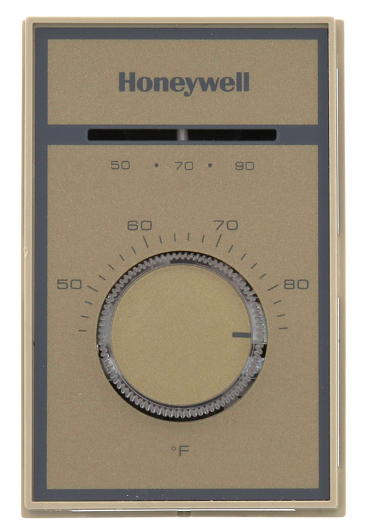 Honeywell T651A3018 Non-Programmable Medium Duty Line Voltage Thermostat, 44-86F