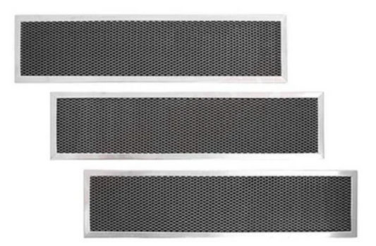 Carrier 1856-3 Replacement Air Cleaner Carbon Filters, MERV 4, 20" x 5" x 3/8"(3 per Pack)