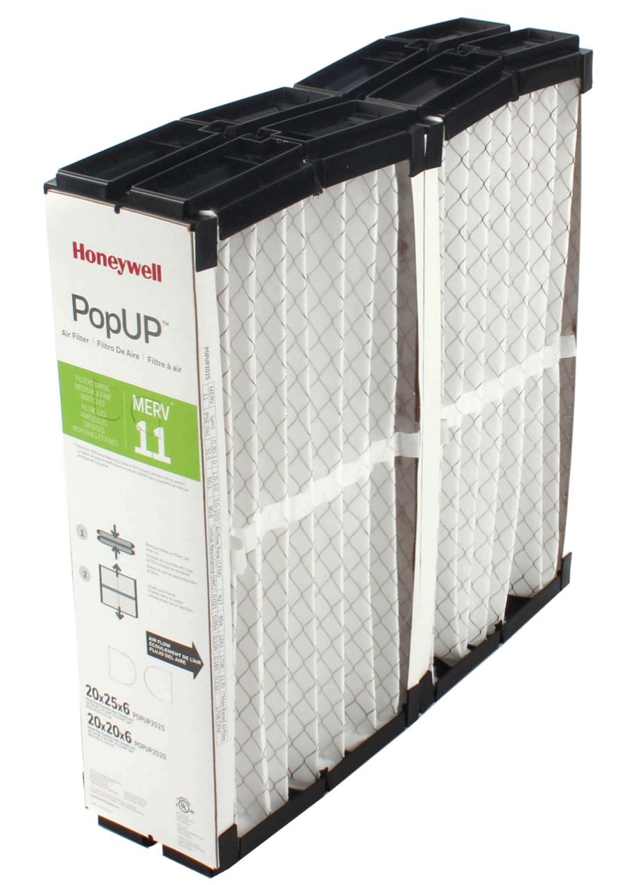 Honeywell POPUP2020 Home Media Air Cleaner PopUP Filter, 20" x 20", MERV 11