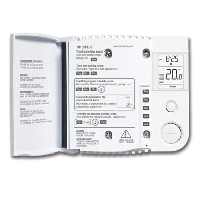 Honeywell Home TH105PLUS Programmable Digital Thermostat with TRIAC, Electric Heat Only