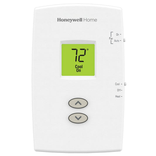 Honeywell Home TH1110DV1009/U PRO 1000 Vertical Non-Programmable Thermostats, 1 Heat/1 Cool, Premier White | Plumbers Center