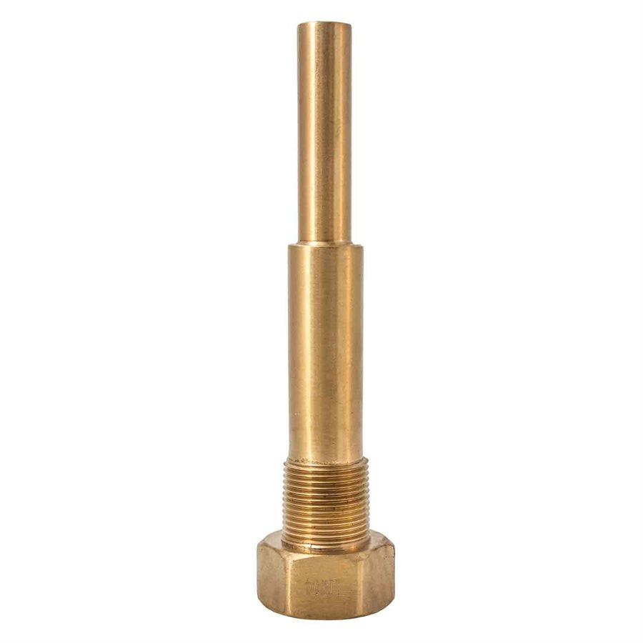 Winters TIW04 6" Stem Brass Thermowell, 3/4" NPT for 9VS Thermometers 