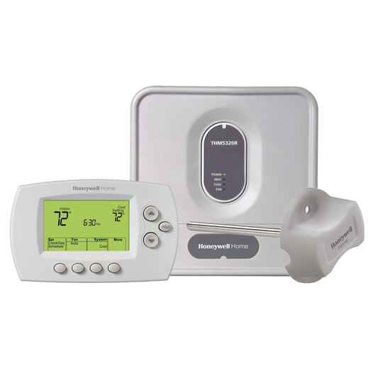 Honeywell YTH6320R1001/U Wireless Programmable FocusPRO Kit with Thermostat, Equipment Module & Return Sensor | Plumbers Center