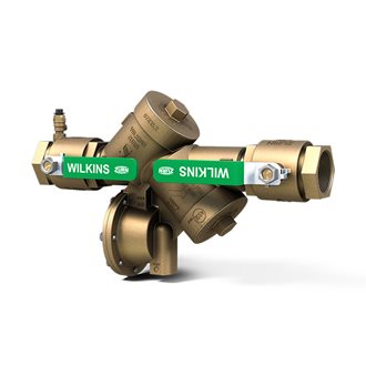 Zurn Wilkins 1/4-975XL2 - 1/4" Reduced Pressure Principle Assembly Backflow Preventer for Potable Water Applications - Lead Free