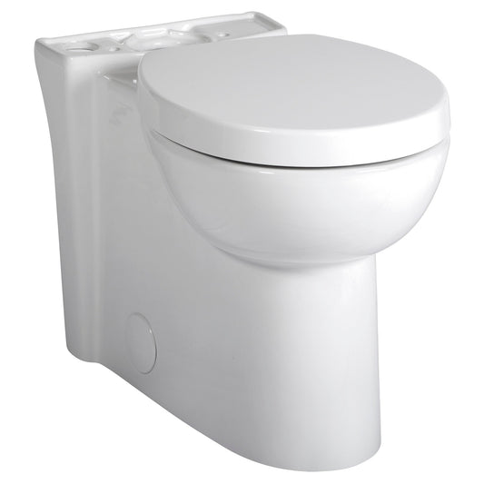 American Standard 3053120.020 Studio Concealed Trapway Right Height Round Toilet Bowl with Seat & Cover - White | Plumbers Center