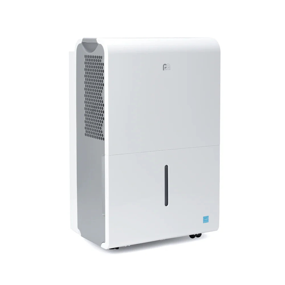 Perfect Aire 3PFD50 Energy Star Flat Panel Dehumidifier with Continuous Drainage, 50 Pints, Ideal for 4500 sq.ft