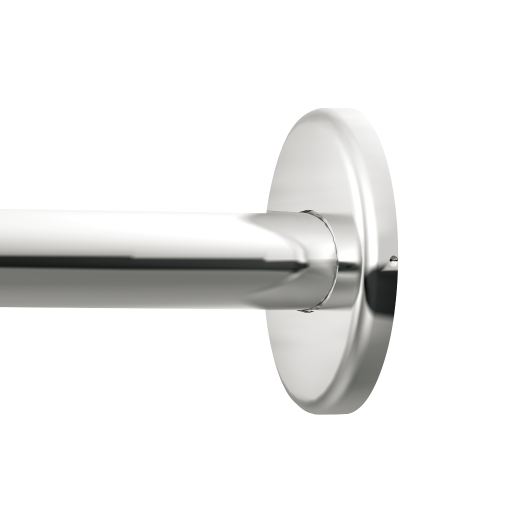 Moen DN2130CH Adjustable Curved Shower Rod for 72" x 72" Shower Curtains, Chrome 